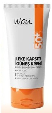 Wou Sensıtıve Leke Karşıtı Güneş Kremi 50 Faktör