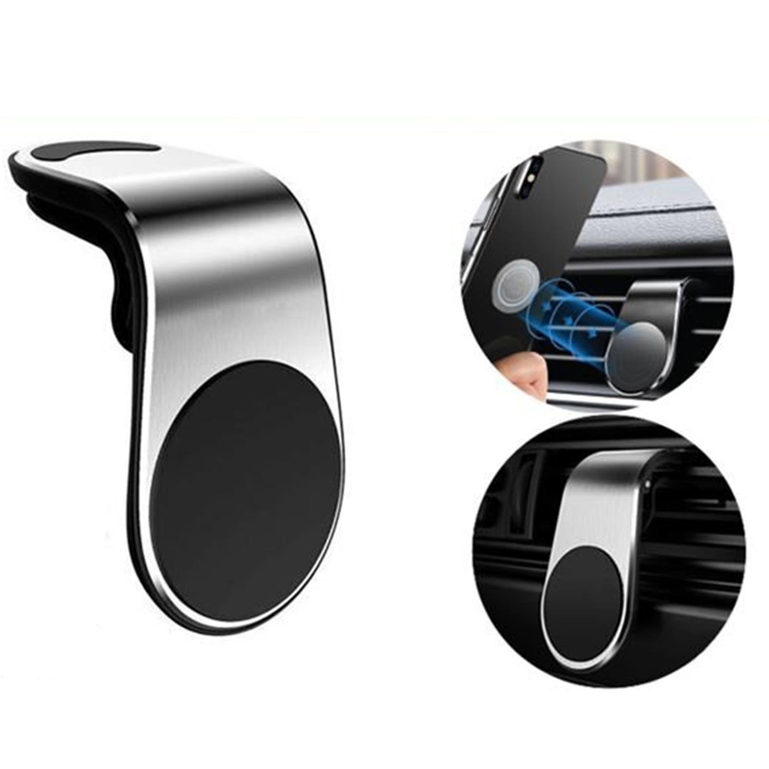 Carub Telefon Tutucu Magnetik Silver