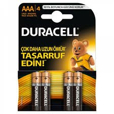 Duracell 4'lü ince pil